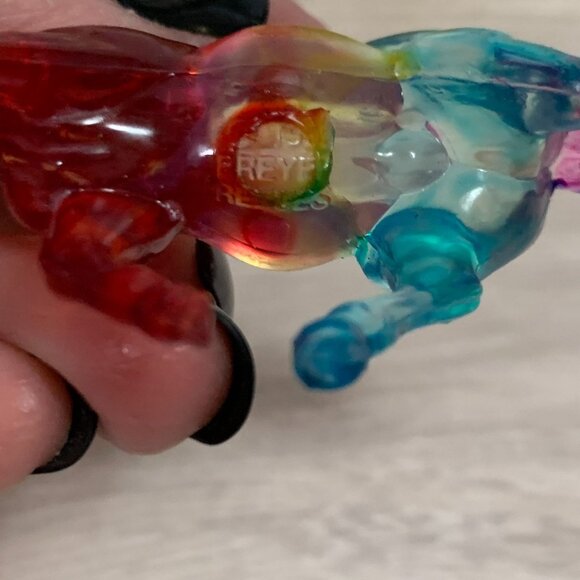 Breyer Horses Suncatchers Used Dyed Horses Lot Of 3 - Picture 5 of 12